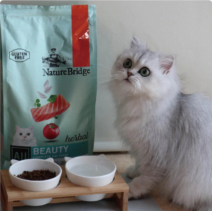 Hypoallergenic Dry Cat Food and Biscuits Beauty Cat NatureBridge