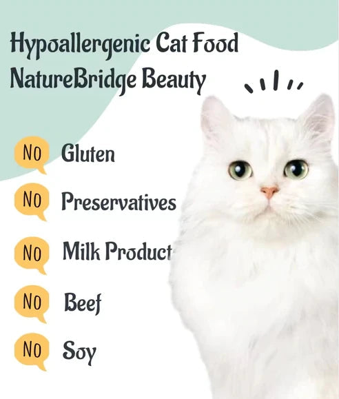 NatureBridge-Hypoallergenic Dry Cat Food and Biscuits- Beauty Cat